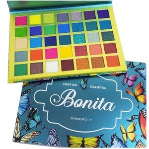 New MAKEUP DEPOT Bonita Eyeshadow Palette High Pigment Colors Long Wear